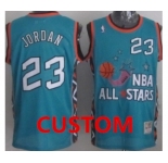 Custom NBA 1996 All-Star Green Swingman Throwback Jersey