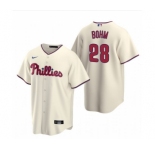 Youth Philadelphia Phillies #28 Alec Bohm Cream Alternate Jersey