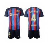 Barcelona Men #4 Soccer Jerseys 002