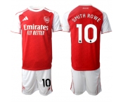 Men's Arsenal F.C #10 Emile Smith Rowe 2026 Red Home Soccer Jersey Suit