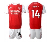 Men's Arsenal F.C #14 Thierry Henry 2026 Red Home Soccer Jersey Suit