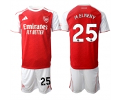 Men's Arsenal F.C #25 Mohamed Elneny 2026 Red Home Soccer Jersey Suit