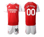 Men's Arsenal F.C Active Player Custom 2026 Red Home Soccer Jersey Suit