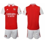 Men's Arsenal F.C Blank 2023 Red Home Soccer Jersey Suit