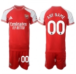 Men's Arsenal F.C Custom Red 2025 Home Soccer Jersey Suit