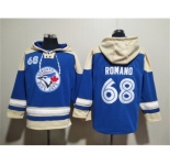 Men's Toronto Blue Jays #68 Jordan Romano Royal Ageless Must-Have Lace-Up Pullover Hoodie