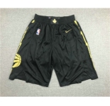 Men's Toronto Raptors Black 2020 Nike City Edition Swingman Shorts