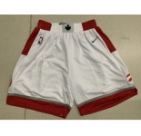 Raptors White Nike Swingman Shorts