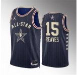Men 2024 All Star #15 Austin Reaves Navy Stitched Basketball Jersey