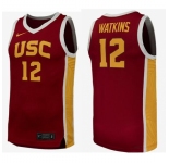 USC JuJu Watkins #12 Red Basketball Jersey