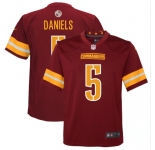 Youth Washington Commanders #5 Jayden Daniels Burgundy Vapor Limited Football Stitched Jersey