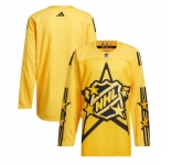 Men All Star Game 2024 Yellow Primegreen Stitched Hockey Jersey
