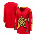 Women All Star Game 2024 Red Breakaway Stitched Hockey Jersey