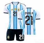 2026 FIFA World Cup Argentina Soccer Home Jersey #21 Paulo Dybala