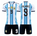 2026 FIFA World Cup Argentina Soccer Home Jersey #8 Julian Alvarez