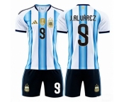 2026 FIFA World Cup Argentina Soccer Home Jersey #8 Julian Alvarez