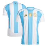 Men's Argentina 2024 White Blank Home Soccer Jersey