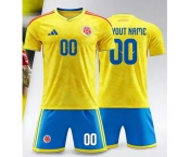 2026 FIFA World Cup Colombia Soccer Home Jersey Custome