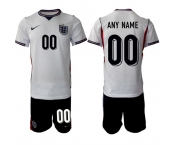 Men's England Custom 2026 White Home Soccer Jersey Suit