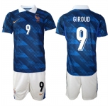 Men's France #9 GIROUD National Team FIFA x World Cup 2026 Home On Field Jersey