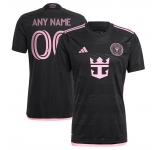 Men's Inter Miami CF Custom Black 2024-25 Away Soccer Jersey