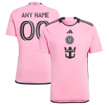 Men's Inter Miami CF Custom Pink 2024-25 Home Soccer Jersey