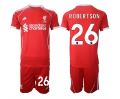 Men's Liverpool #26 robertson 2025 Red Home Soccer Jersey Suit