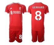 Men's Liverpool #8 Steven Gerrard 2025 Red Home Soccer Jersey Suit