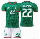 2026 FIFA World Cup Mexico Soccer Home Jersey #22