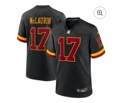 Women Washington Commanders #17 Terry McLaurin Black Nike Hail Raiser Game Stitched Jersey