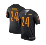 Women's Washington Commanders #24 Antonio Gibson 2022 Black Game Stitched Jersey