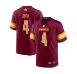 Women's Washington Commanders #4 Frankie Luvu Nike Burgundy Team Color Vapor Limited Jersey