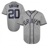 Men's Homestead Grays #20 Josh Gibson National League Baseball Stitched Jersey
