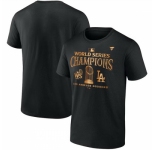 Men Los Angeles Dodgers Black 2024 World Series Champions Big 26 Tall Parade T Shirt