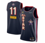 Men 2025 All Star  #11 Jalen Brunson Navy Stitched Basketball Jersey