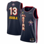 Men 2025 All Star  #13 Jaren Jackson Jr Navy Stitched Basketball Jersey