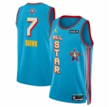 Men 2025 All Star  #7 Jaylen Brown Light Blue Stitched Basketball Jersey