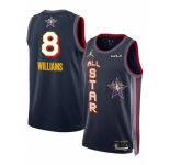 Men 2025 All Star  #8 Jalen Williams Navy Stitched Basketball Jersey