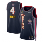 Men's 2025 All-Star #4 Evan Mobley Navy Stitched Basketball Jersey