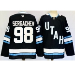 Men's Utah Hockey Club #98 Mikhail Sergachev Navy 2024-25 Stitched Jersey