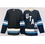 Men's Utah Hockey Club Blank Navy Stitched Jersey