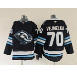 Men's Utah Mammoth #70 Karel Vejmelka Navy 2025 Stitched Jersey