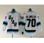 Men's Utah Mammoth #70 Karel Vejmelka White 2025 Stitched Jersey