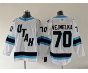 Men's Utah Mammoth #70 Karel Vejmelka White 2025 Stitched Jersey