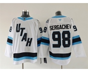 Men's Utah Mammoth #98 Mikhail Sergachev White 2025 Stitched Jersey