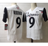 Men's Cincinnati Bearcats #9 Desmond Ridder Alumni White NCAA Jersey College Football