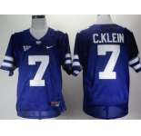 Kansas State Wildcats #7 Collin Klein Purple Jersey