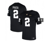 Men's Vanderbilt Commodores #2 Diego Pavia Black Game Football Jersey