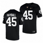 Men's Vanderbilt Commodores #45 Matthew Hayball Black Game Football Jersey