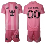 Men's Inter Miami CF Custom 25-26 Pink Home Soccer Jersey Suit